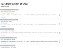 Tablet Screenshot of denofchaos.com